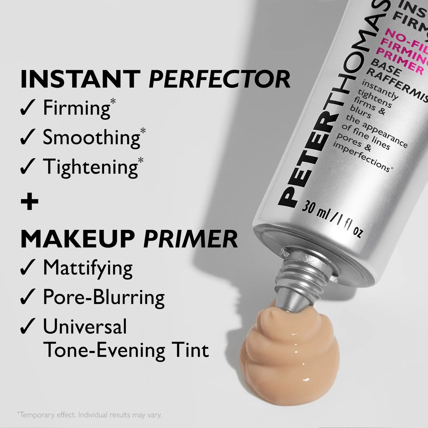Peter Thomas Roth | Instant FIRMx® No-Filter Primer, Instant Skin Tightener, Skin Firmer, Makeup Primer For Face, Blurring Face Primer