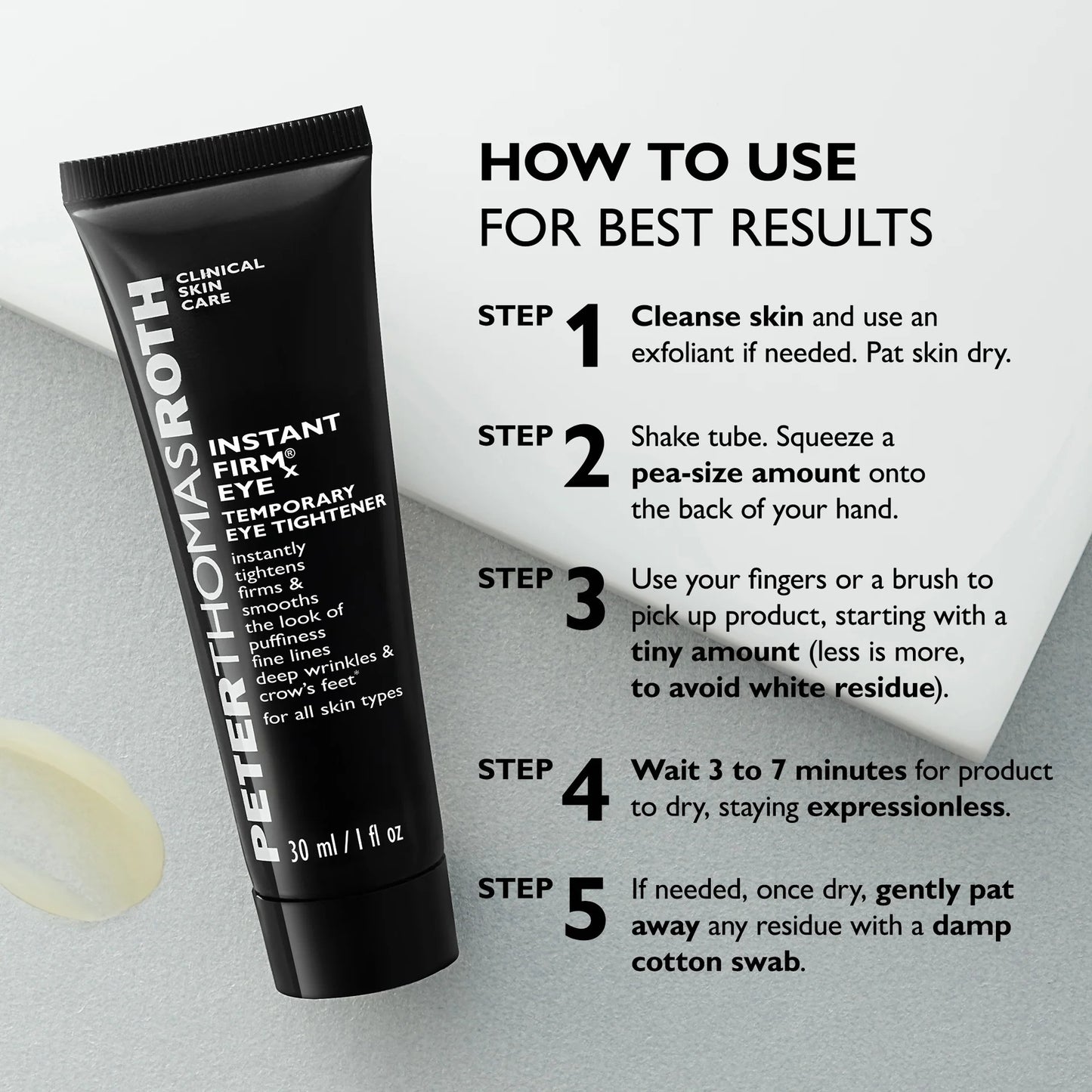 Peter Thomas Roth | Instant FIRMx® Temporary Eye Tightener | Firm and Smooth the Look of Fine Lines